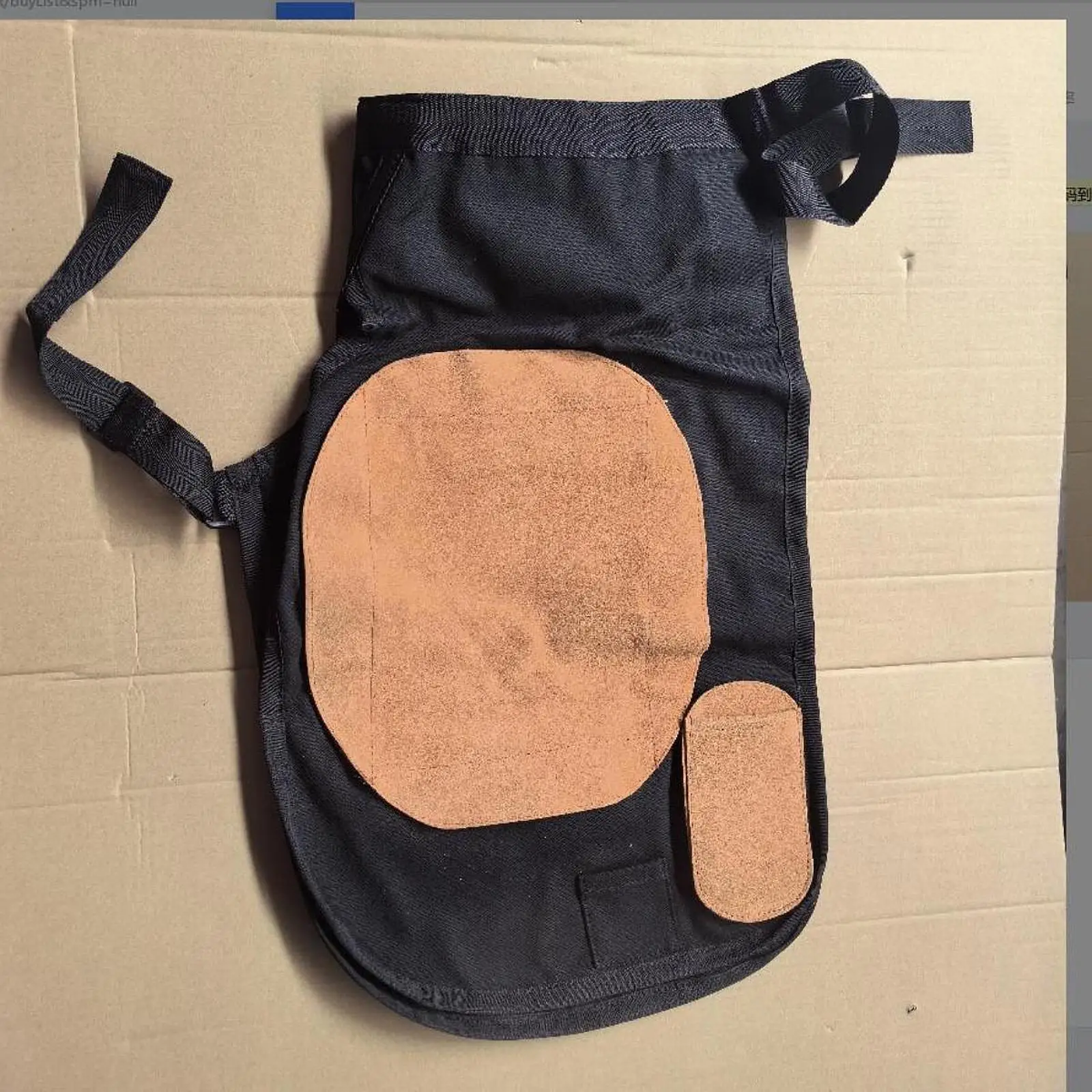 tablier-polyvalent-pour-ferrailleur-jupe-a-clous-en-toile-et-cuir-pu-fournitures-d'equitation-et-de-toilettage-pour-chevaux-equipement-de-nettoyage-pour-chevaux