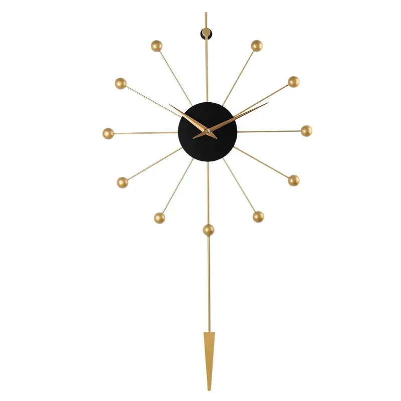 

Wall clock living room home modern simple atmosphere fashion clock 2024 new creative Internet celebrity watch high sense clock