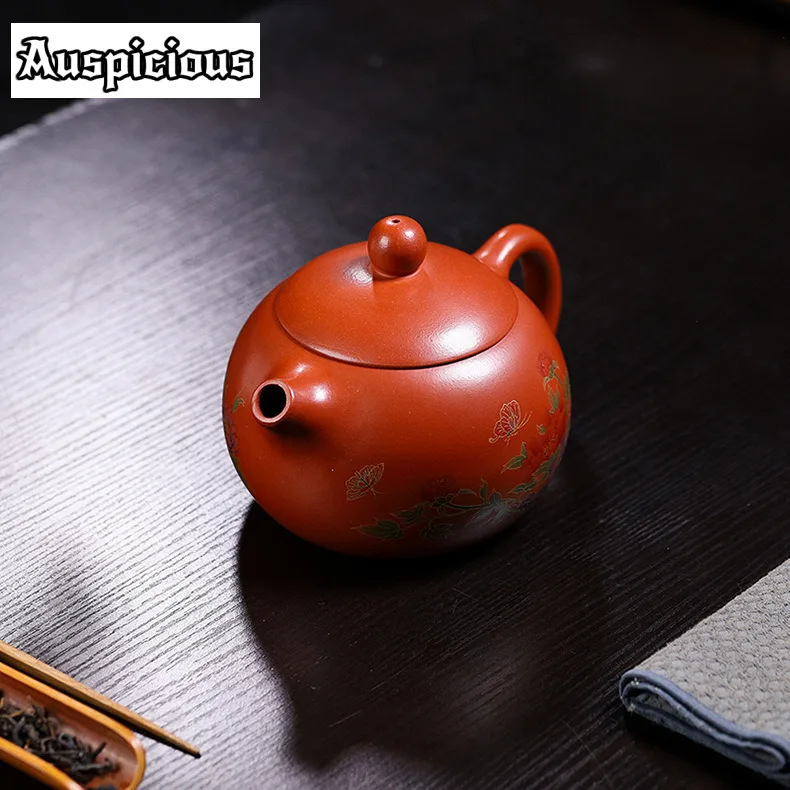 

780 мл большой емкости Исин Фиолетовые глиняные чайники Ручной работы Сиши Горшок Сырой руды Дракон Грязь Чайный заварочный чайник Чайный сервиз Zisha