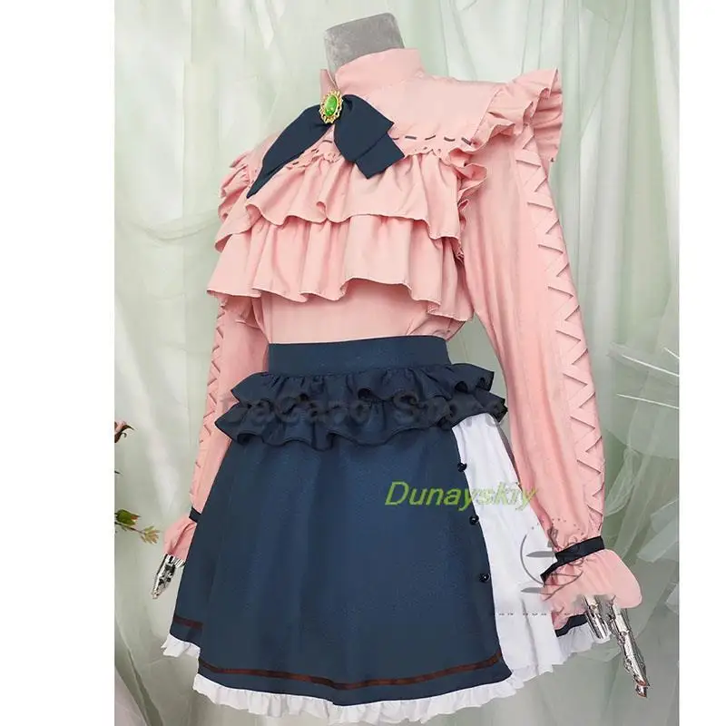 Project Sekai Colorful Stage Shinonome Ena Akiyama Mizuki Cosplay Costume Shorts Wig Anime Game Cos Pink Dress Suit Party Outfit