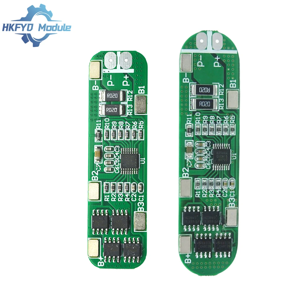 4 Series Ternary 14.8V 18650 Lithium Polymer Battery Protection Board 16.8V Anti-overcharge Overdischarge 12A Current Limit