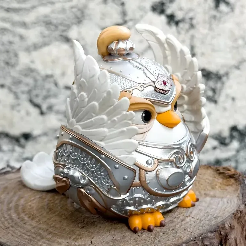 Hongdian Tang Dynasty Style Armor Pigeon Fountain Pen Holder Desk Accessory Collectible Model Decorative Writing Tool Gift