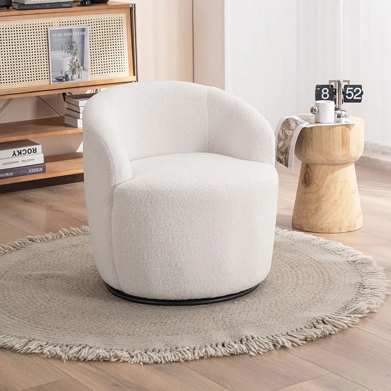 Nordic White Design Chairs Sofa Bedroom Ergonomic Lazy Vanity Floor Chair Single Back Support Sandalyeler Home Furniture