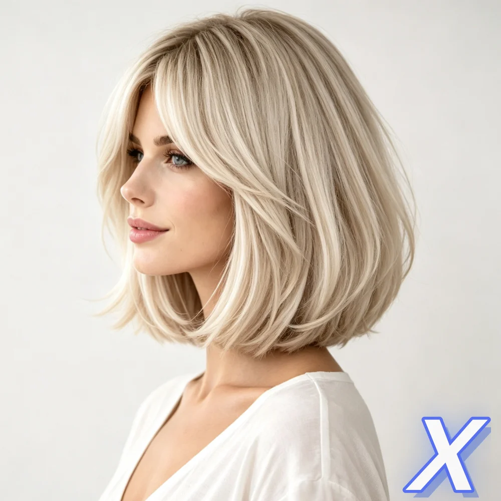 Soft Straight 24Inch Glueless Highlight Blonde HD Lace Front Wig For Women Pre Plucked Transparent Lace Heat Resistant Daily