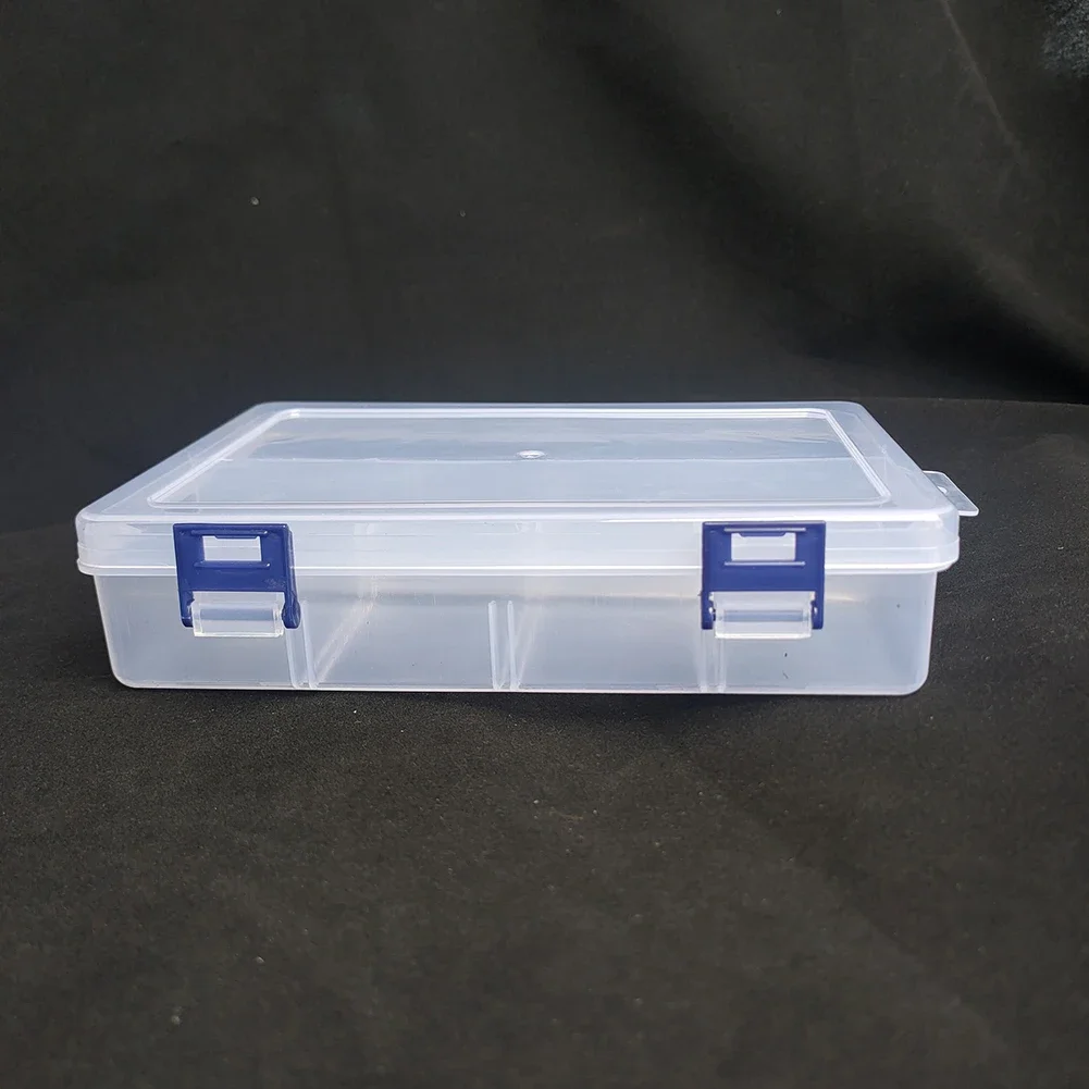 Boîte de Rangement d'Outils en Plastique, Compartiment Réglable à 8 Grilles, Grande Capacité, 20x13.5x4.5cm, Matériel et Pièces d'Évaluation