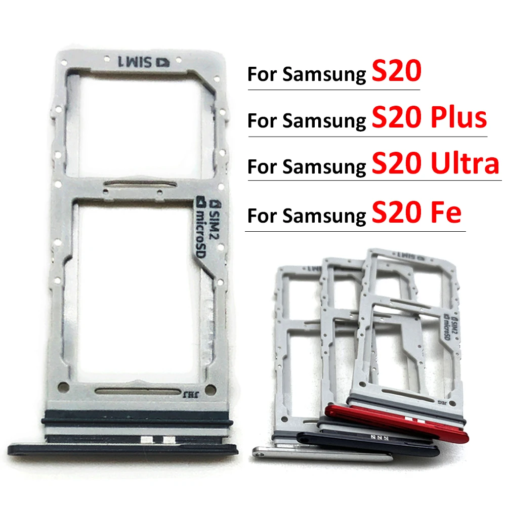 

For Samsung S20 Plus Ultra / S20 Fe Dual SIM Card Tray Slot Holder Adapter Accessories