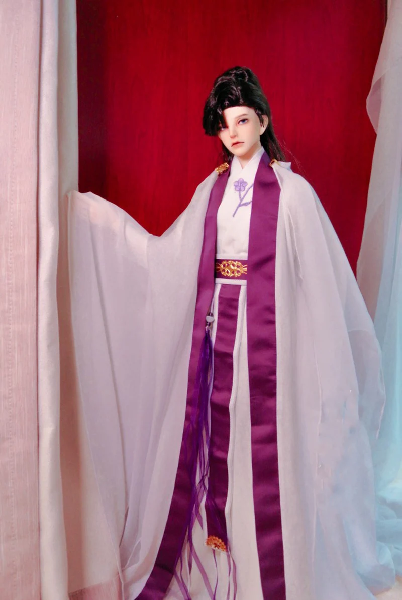 OB27 30cm Barbi 1/6 Figure Doll 1/4 1/3 BJD Clothes Ancient Costume Hanfu Dress Samurai Outfit For BJD/SD MSD ID72 Strong Uncle