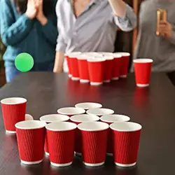 Pelota de tenis de mesa duradera, bolas de colores esmerilados, resistentes al óxido, 50 unids/lote por paquete