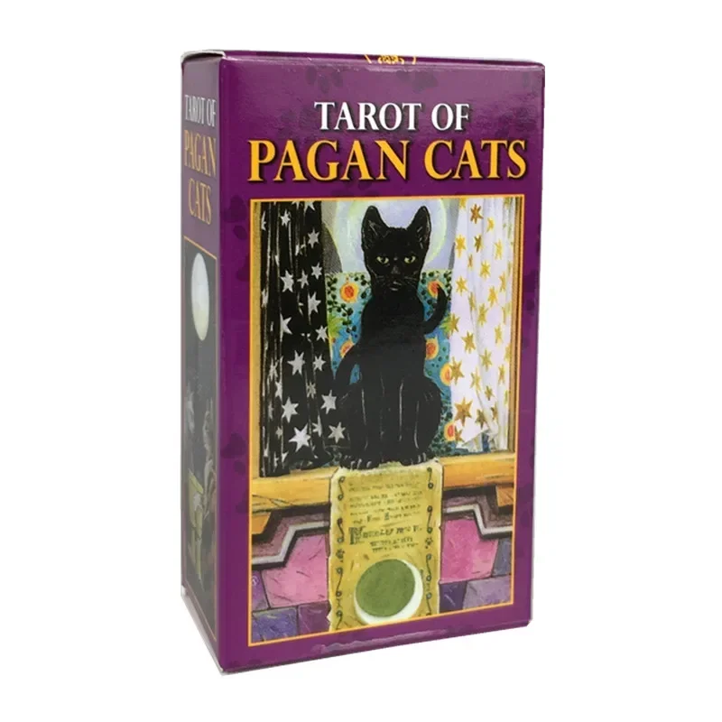 Tarot Cards Mini Size  Tarot Of Pagan Cats All English Tarot Board Game Cards Family Gathering Playing Table Board Game