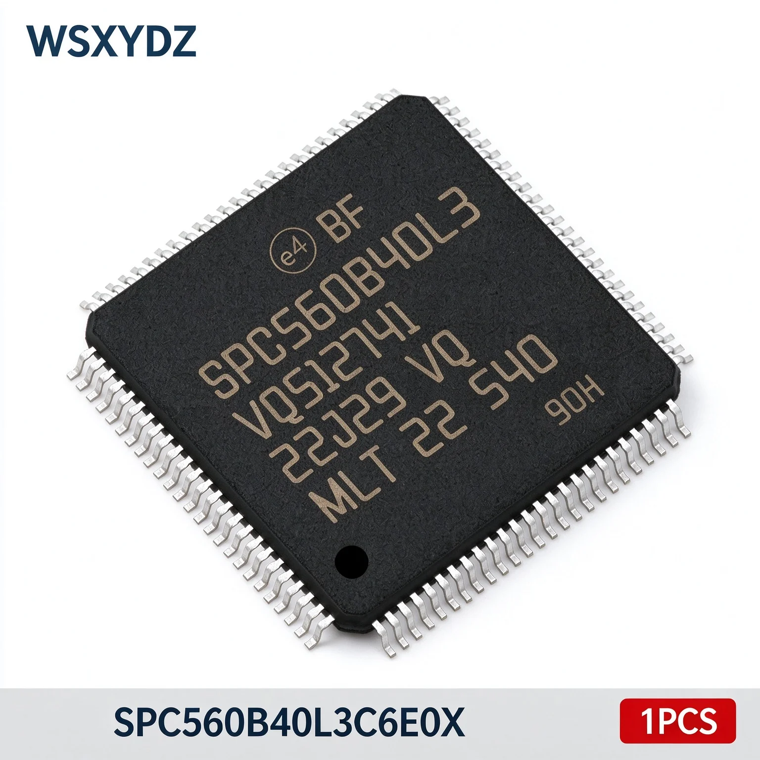1PCS SPC560B40L3C6E0X ST SPC560B40x 32-bit Power Architecture MCU 64MHz e200z0h 256KB Flash LQFP100 Automotive Body New Original