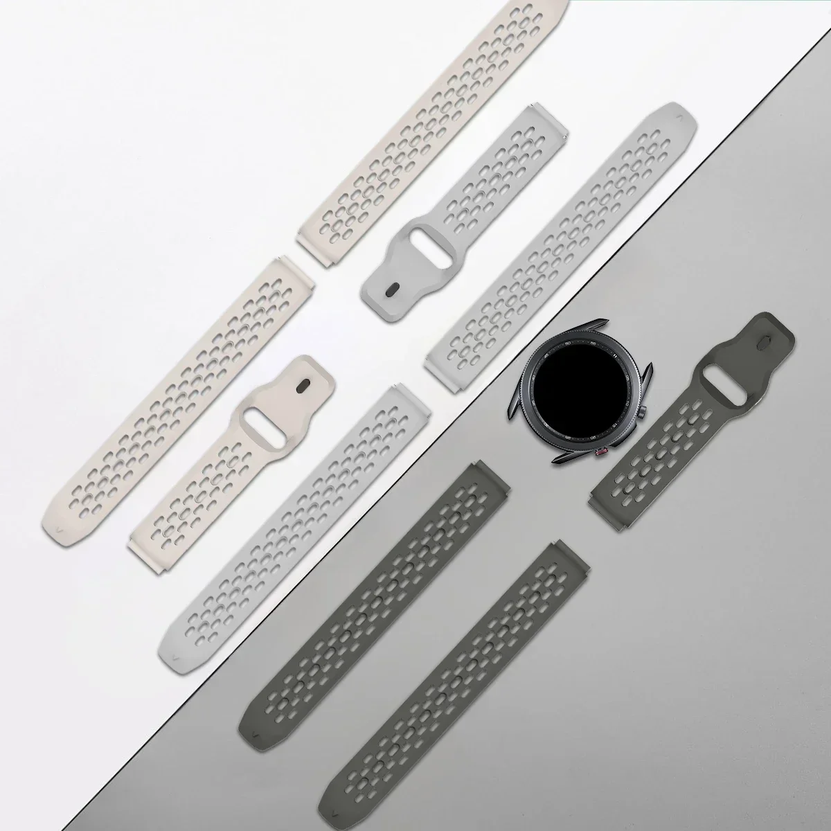 Силиконовый ремешок 18 мм, 20 мм, 22 мм для часов huawei GT5/GT5 Pro 46 мм 42 мм, спортивный сменный браслет для Huawei Watch GT4 41 мм 46 мм