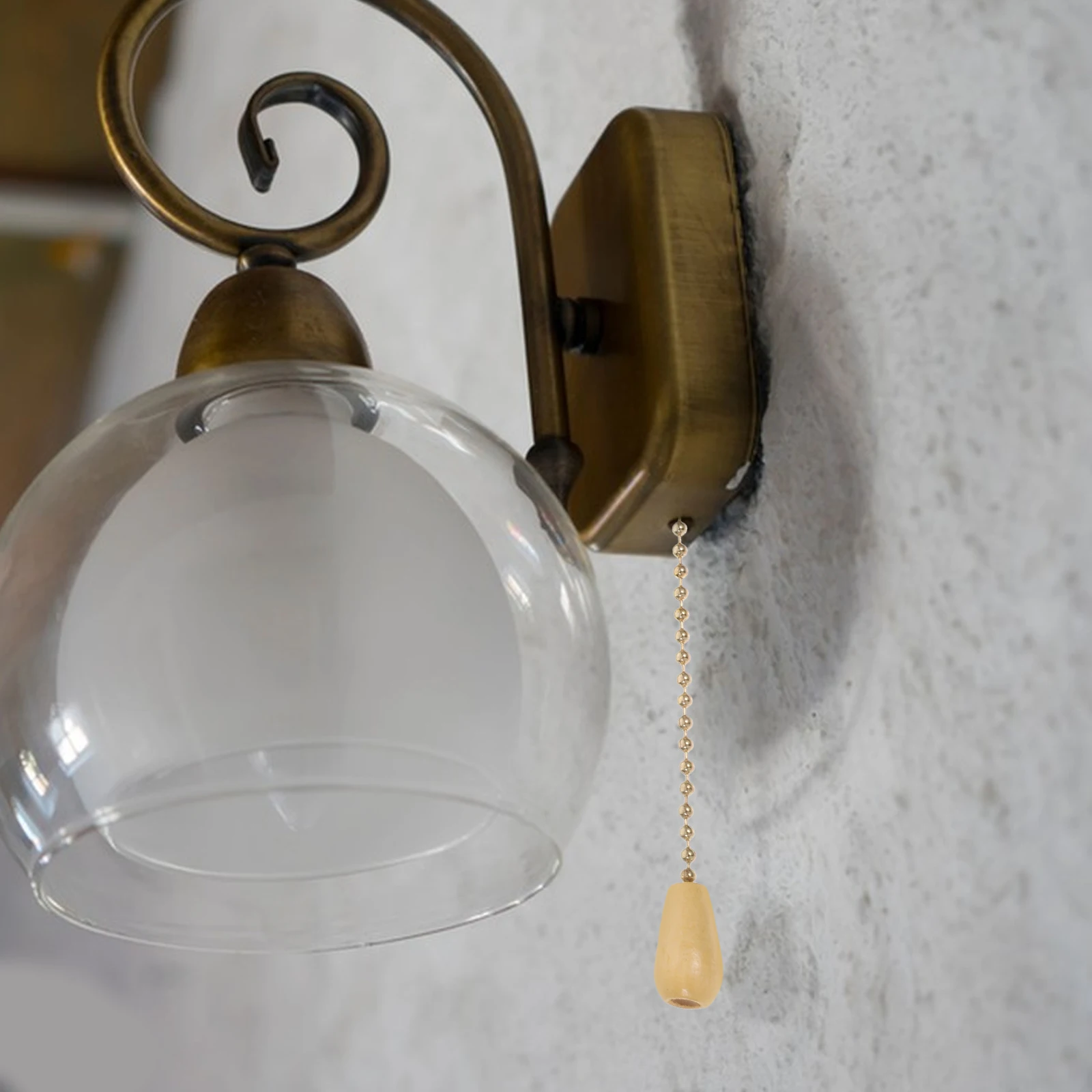 

Ceiling Fan Chain Extenders Replacement Lamp Light Fixture Cord Pull Switch Wall Mount Classic Design Easy Install Home Decor