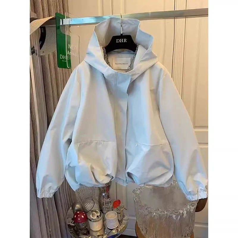 Spring And Autumn New Unique Super Beautiful Casual Women's Trench Coat Flower Bud Short Outdoor Windbreaker Jacket
