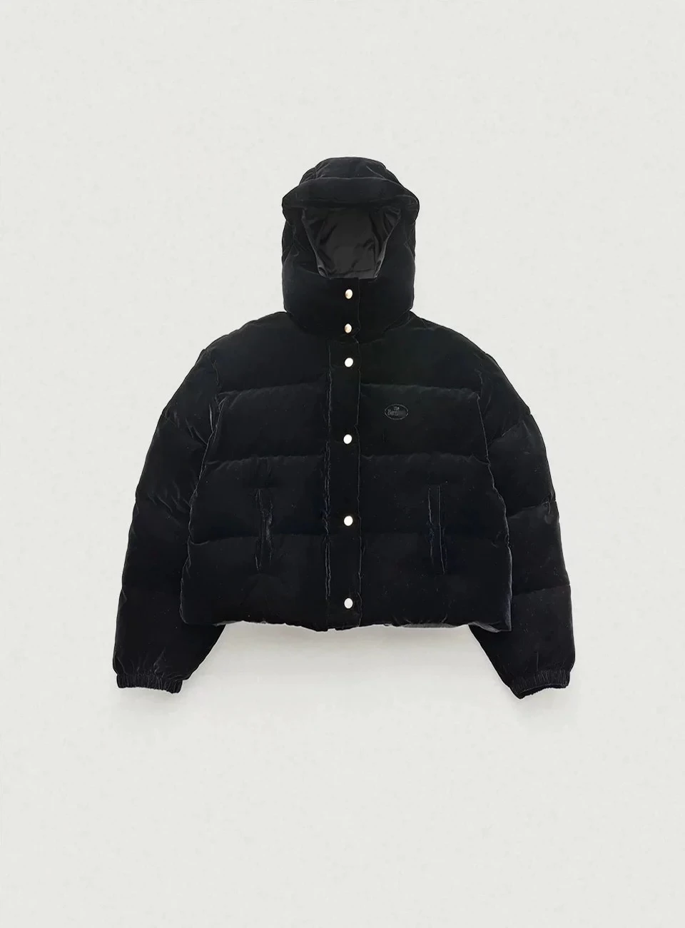 Coreano Sle Bar*net ort Velluto Allentato Piuma d'oca bianca Jaet Retro Otto Milkmaid Cappotto con cappuccio Dolce Sle Thiened Lungo S...