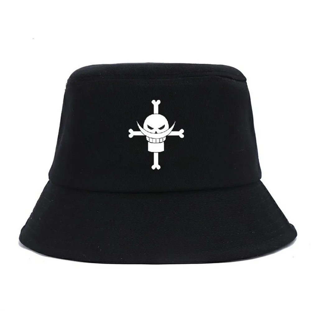 Anime One Piece Hats Luffy Chopper Zoro Sanji Cartoon Panama Bucket Hat Fisherman Cap Cotton Outdoor Sunscreen Cosplay Caps