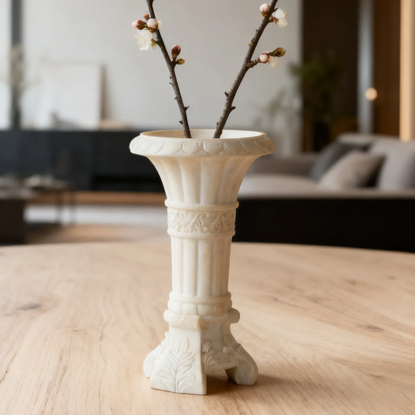 Factory Direct 2026 Jade resin medieval vase dried flower flower arrangement European retro villa home high-end art decoration