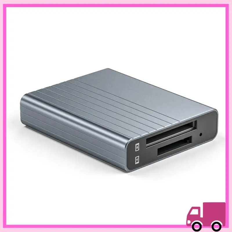 Compact Cfexpress Memory Card Type B + Type A 2-In-1 USB 3.1 Gen2 10Gbps Card Reader Adapter Dual Slot With USB C / USB A