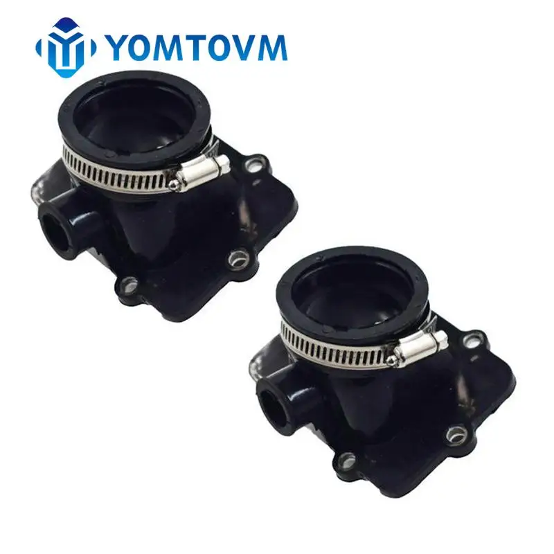 2Pcs Motorcycle Carburetor Intake Manifold Boots For Ski-Doo 600 500 420867882 420867880