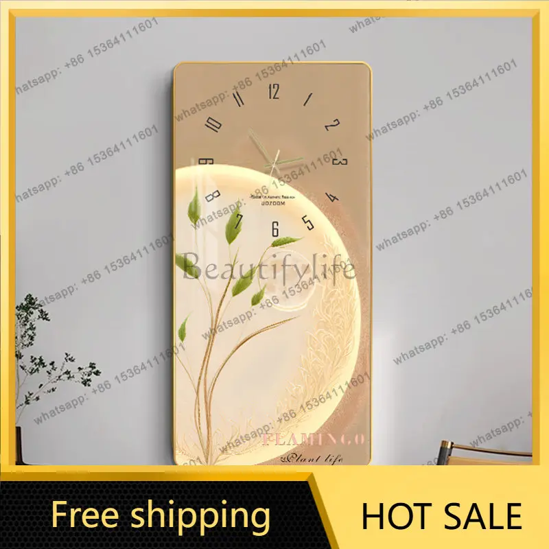 LJY Premium Yellow Wall Clock Fashion Unique Elegant Extra Large Digital Wall Clock Living Room Horloge Murale Home Decor Items