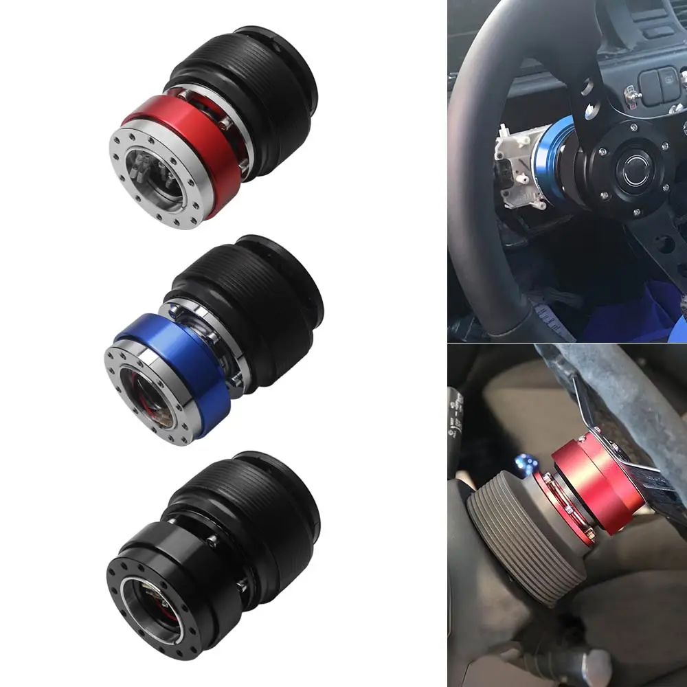 6-Hole Fast Detach Steering Wheel Hub Adapter For Honda Civic Del Sol Prelude Accord Acura Integra 1992-2001