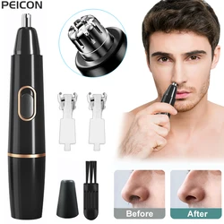 Electric Nose Hair Trimmer for Men Nose Hair Removal Painless Nose Hair Clippers Rechargeable Hair Trimmer for Nose and Ears