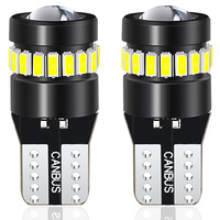 2pcs Factory T10 18smd+1 Projector 3030 Chip Super Canbus Error Free Bulbs Led Canbus LED Car Light Interior Light