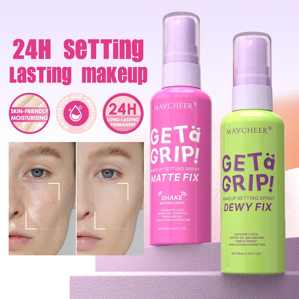 MAYCHEER Setting Spray Мягкий фокусирующий туман Матовый водяной свет Контроль жирности Не размазывающийся Не плотный Водостойкий 24 часа Длительная косметика
