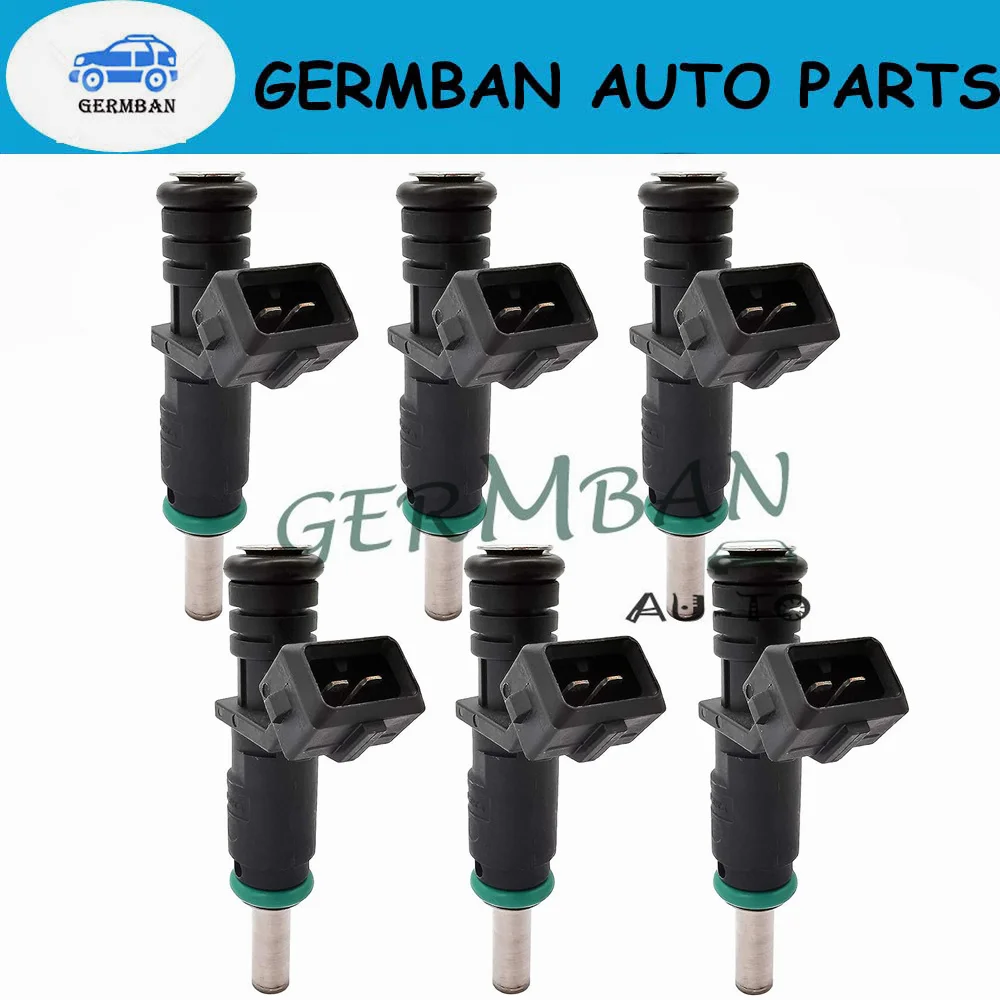 6 pcs 13537531634 7531634 fuel injectors for BMW 325i 325xi 328i 328xi 330ci 330i 330xi 525xi 528i 528xi 530i 530xi X1 X3 X5 Z4