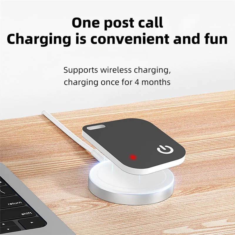 A37T-Wallet Tracker Card Wireless Charging Smart Tag IPX68 Waterproof Gps Locator Ultra Thin Tracker For  Find My Device