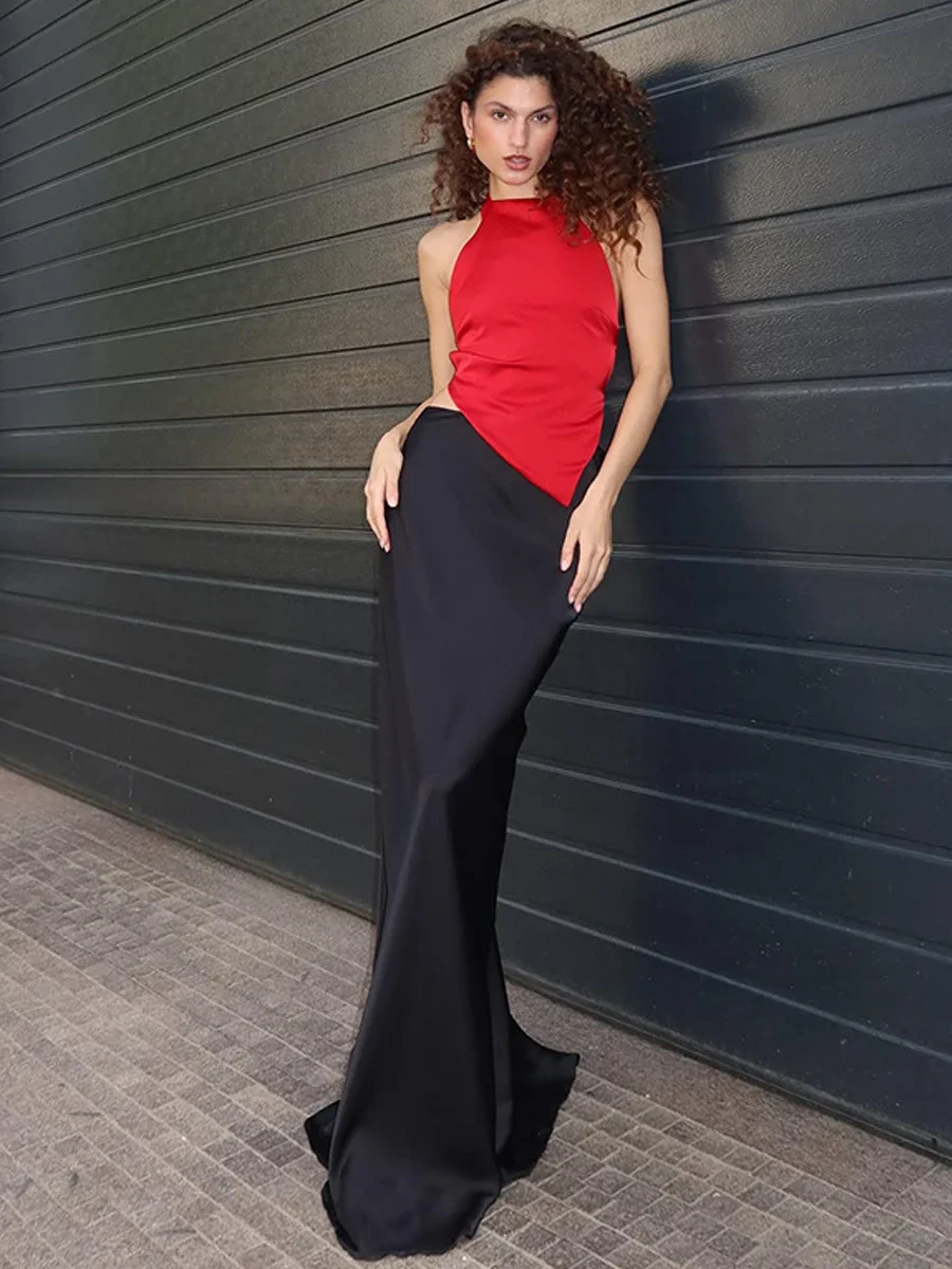 Wolfeel 夏新セクシーなオフショルダーぶら下げネックベスト女性のシックなレースアップ背中の開いたキャミソールホットガールノースリーブタンクトップ