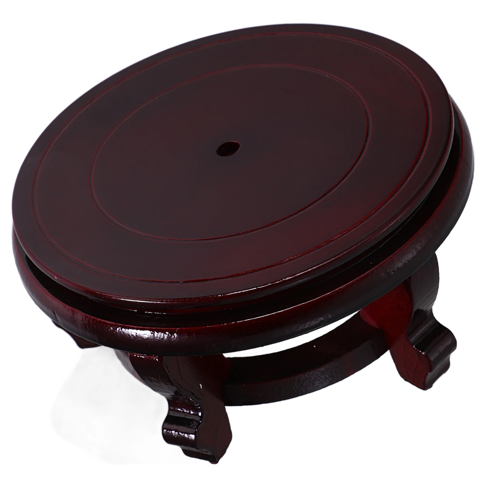 

Flower Pot Base Wood Planter Stand Vase Display Potted Plant Stool Mini Beach Chair Light Brown Modern Holder Storage Solution