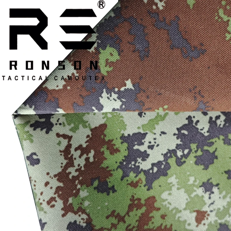 

hot sale 1000D poly oxford Italy camo camouflage tactical fabric use for bag vest in stock