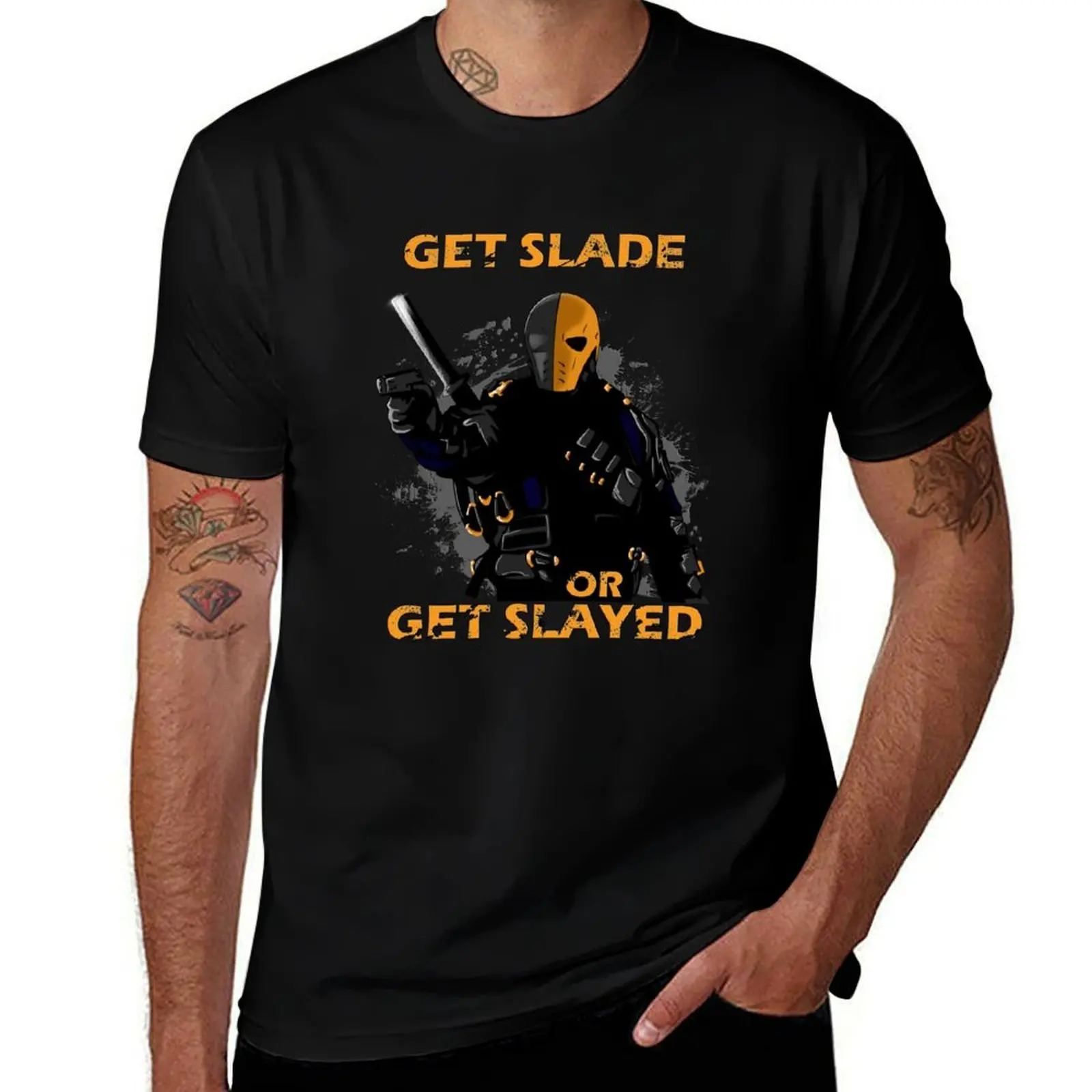 

Deathstroke - Arrow T-Shirt Basic Lightweight Short Sleeve Tee