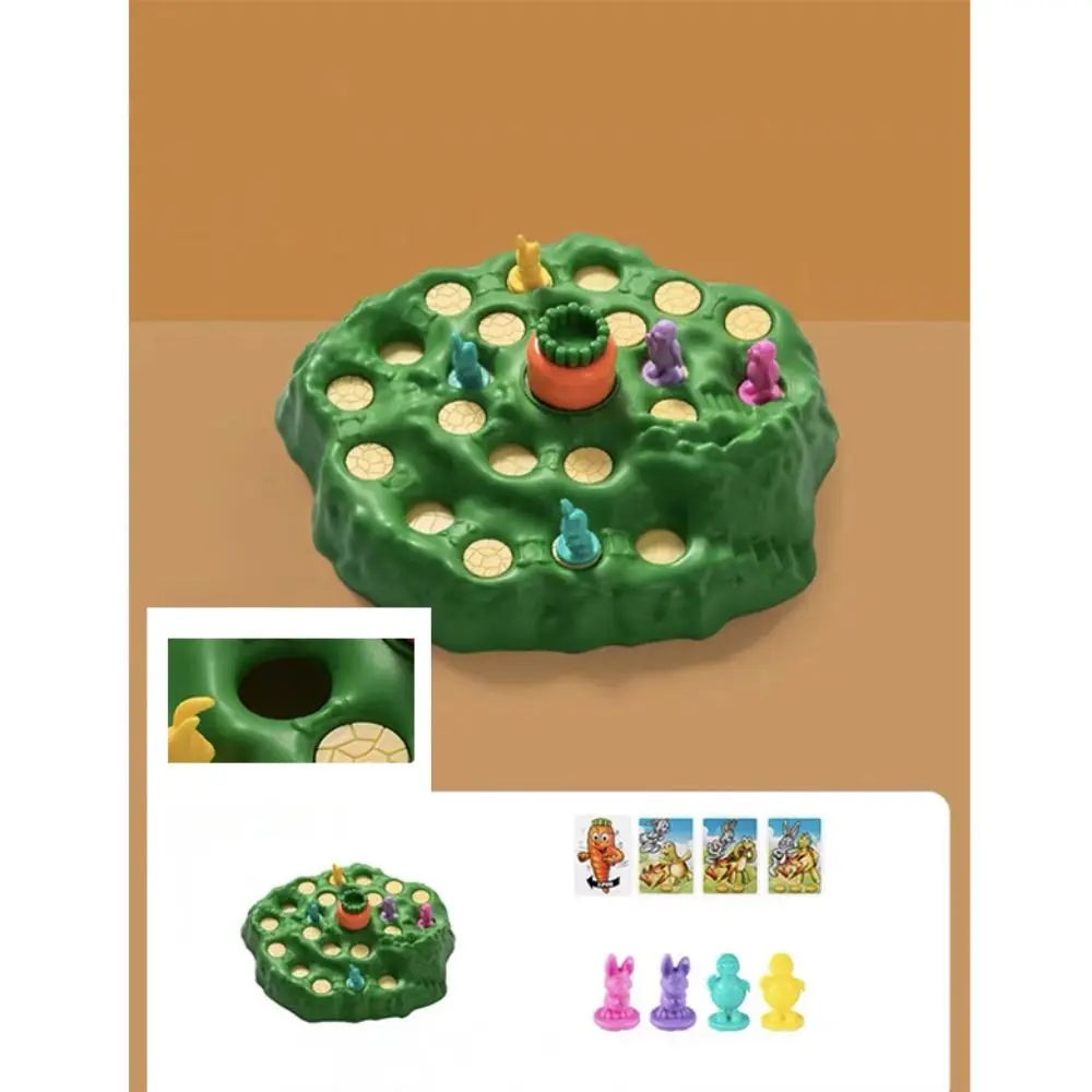 

Country Competitive Trap Rabbit Trap Game Educational Bunny Rabbit Cross Country Toy Interactive Montessori Bunny Board Game