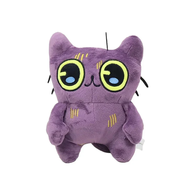 

Tostada плюшевая игра, большой глаз, серый кот, мягкая кукла, милая плюшевая игрушка, подарочная коллекция, Рождество