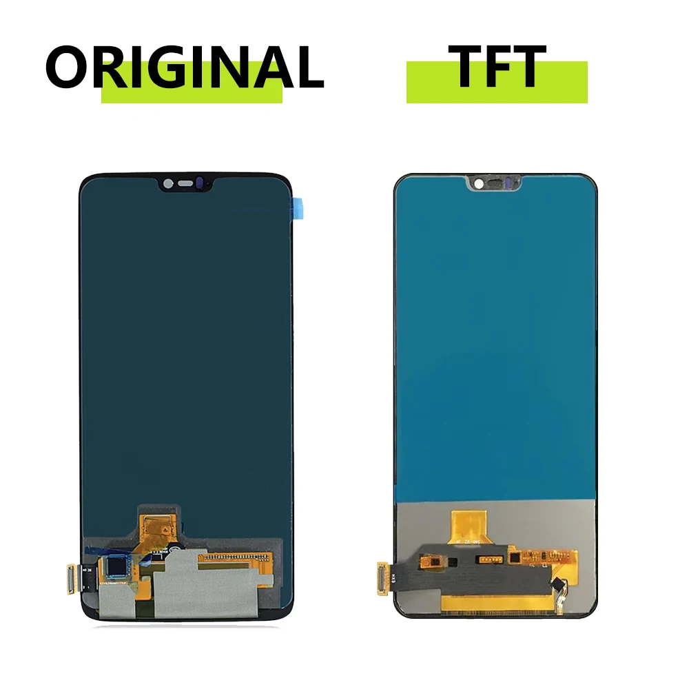 Screen For OnePlus 6 A6000 A6003 LCD Display Touch Screen Digitizer Assesmbly For One Plus 6 1+6 LCD Replacement Parts