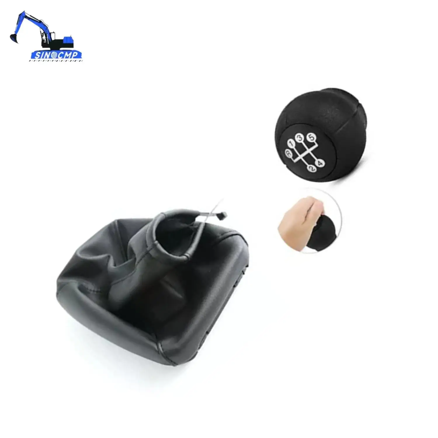 

5-скоростная ручка переключения передач с чехлом из искусственной кожи для Chevrolet Corsa Tornado Chevy C1 C2 C3 1994-2012, черный