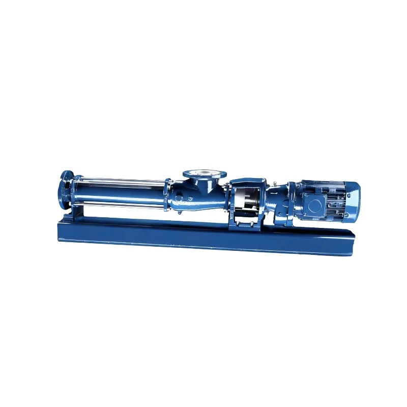 High-Pressure Single-Screw Pump for Industrial Use Transporting Substances with Various Viscosities