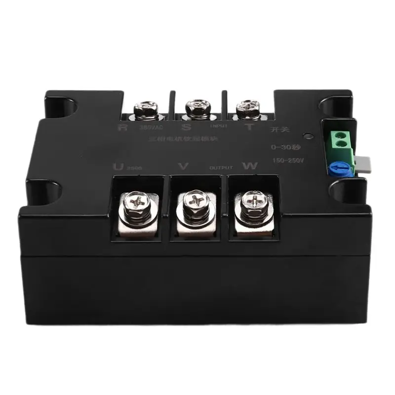 BAAJ-Three-Phase Motor Soft Start Module Soft Start Cabinet Soft Stop Slow Start Online Step-Down Soft Starter 30WA-R1 3KW