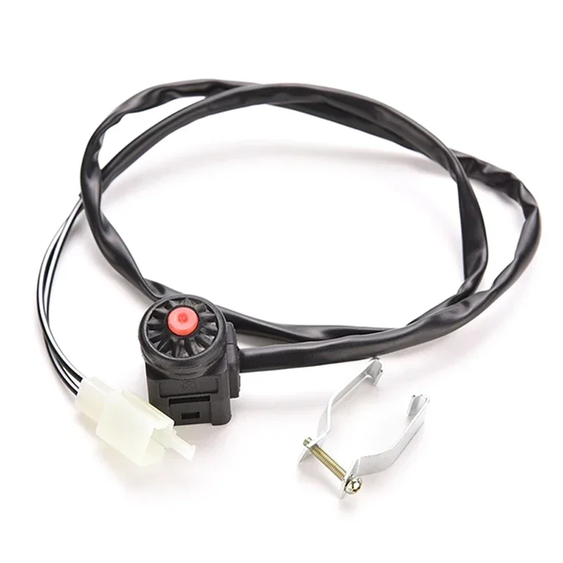 

Motorcycle Kill Switch Red Push Button Horn Starter Dirt Bike ATV UTV Dual Sport