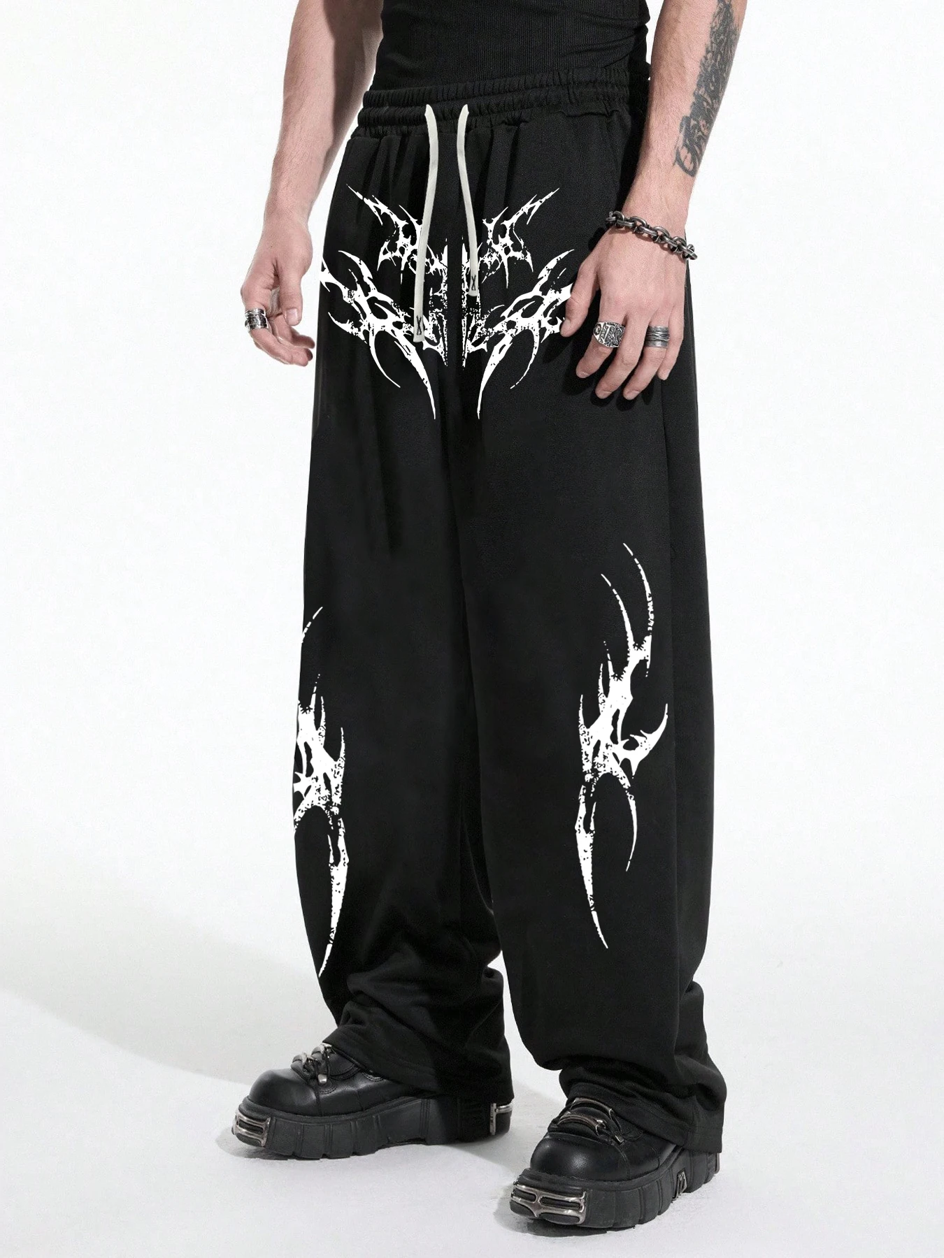 

Men's Gothic Loose Casual Sportswear, Streetwear and Casual Sportswear, Men's Sportswear, Men's Clothing Sportswear