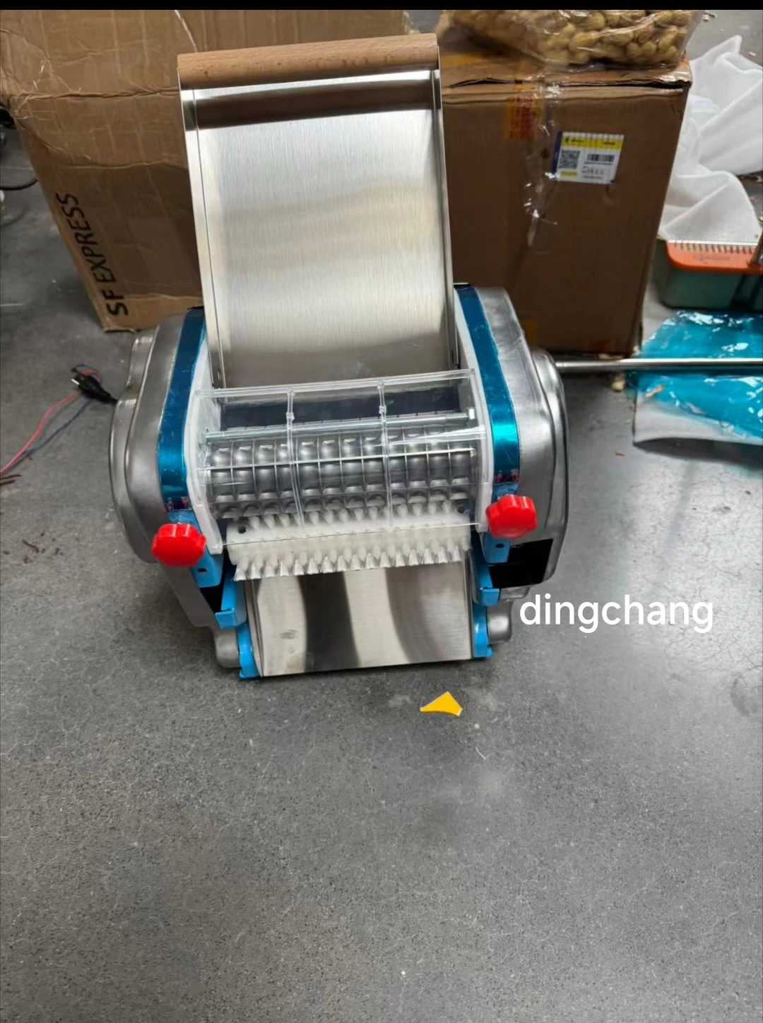 110V 220V Tabletop Dough Stripe Rolling Making Machine Snack Cutter Cutting Machine
