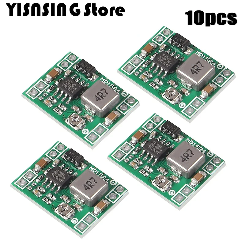 10PCS MP1584 DC-DC Step Down Power Supply Module MP1584EN 3A Adjustable Buck Converter for Arduino Replace LM2596 9V 12V 5V 3.3V