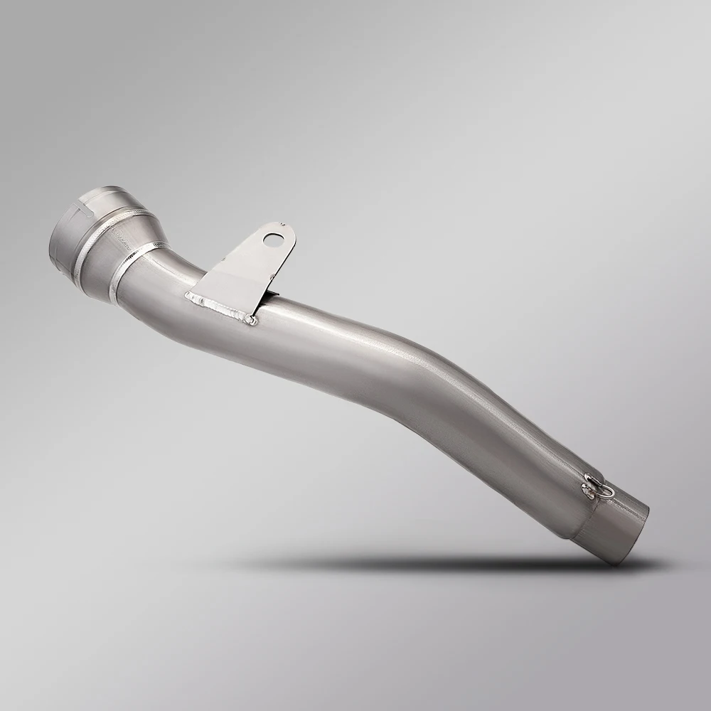 Suitable for ZX10R modified titanium alloy middle exhaust pipe connected to the rear section of the original car 2021-2024