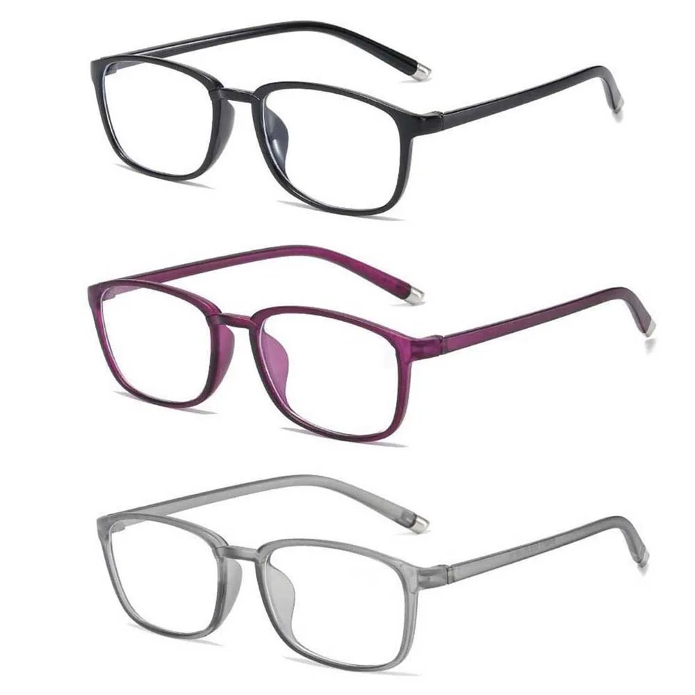 Short Sighted Spectacles Nearsighted Glasses Square Eyewear Vision Care Computer Eyeglasses TR90 0 -1.0 to -6.0 Myopia Glasses