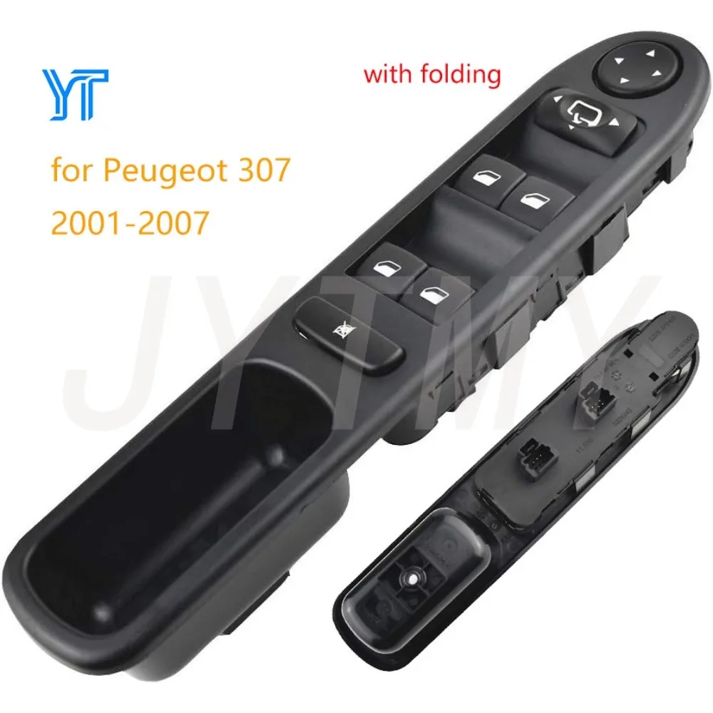 Front Left Electric Power Window Switch Lifter Control Button for Peugeot 307 2001 2002 2003 2004 2005 2006 2007 Car Accessories