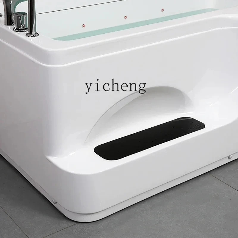 YY-- pedal bathtub basin acrylic massage surfing waterfall intelligent constant temperature heating