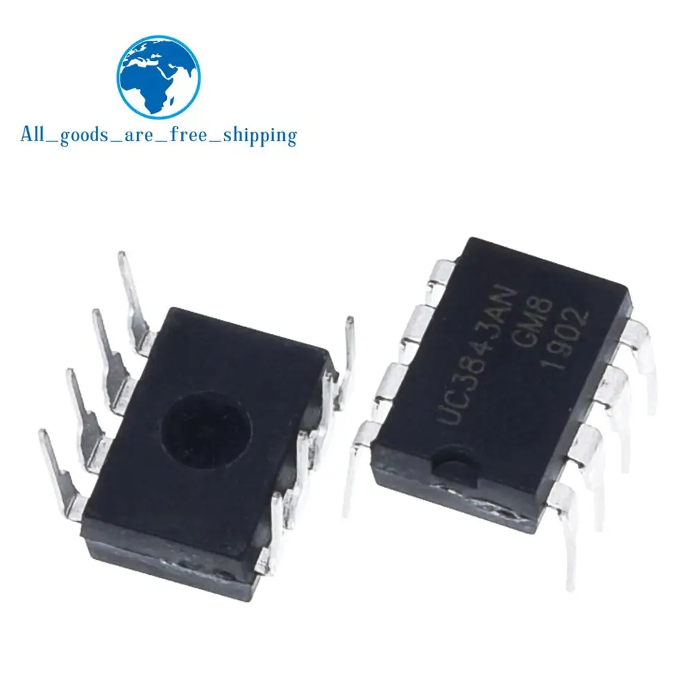 TZT  10pcs UC3843B UC3843BN UC3843AN 3843 for Voltage Regulation Module