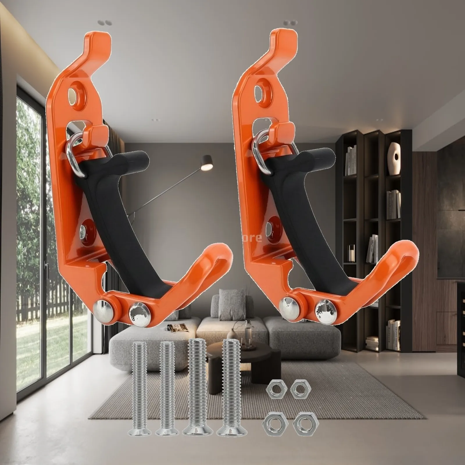 Secure Vehicle Luggage Clamp Zinc Alloy Hook for Trailer Bus Roof Rack Bag Hanger Storage Solution