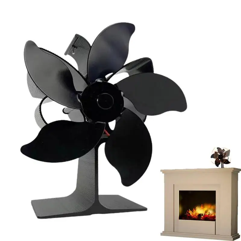 

Heat Powered Stove Fan Quiet Operation Eco Fireplace Fan Quiet Operation Circulating Warm Air Wood Stove Fan For Pellet Burner